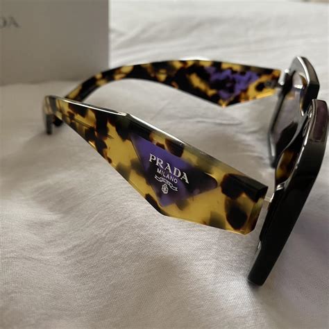 prada sunglasses purple